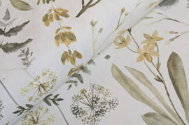 Decorative fabric half-panama branches *From 50cm - 0