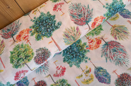 Baumwolle digital bedruckt bunte Bäume *Ab 50cm