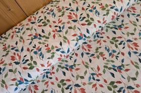 Baumwolle digital bedruckt bunte Blätter *Ab 50cm