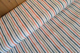 Baumwolle digital bedruckt bunte Streifen *Ab 50cm