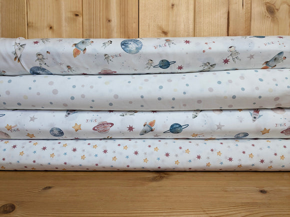 Baumwolle digital bedruckt Astronauten *Ab 50cm