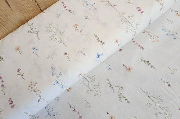 Baumwolle digital bedruckt Wildblumen *Ab 50cm