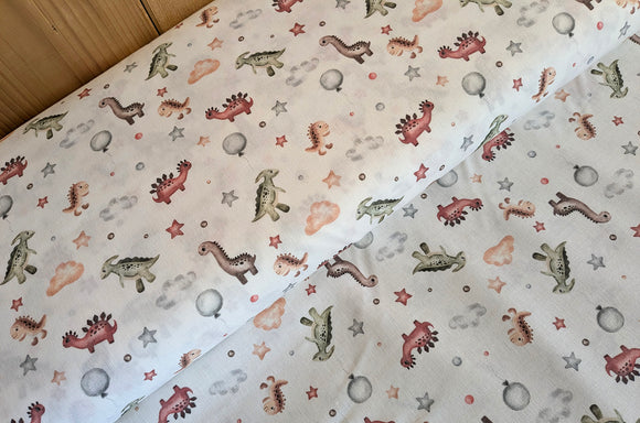 Baumwolle digital bedruckt Dinos *Ab 50cm