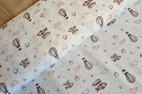 Baumwolle digital bedruckt Zeppelin *Ab 50cm