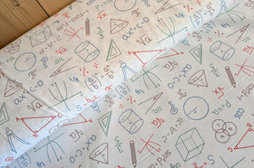 Baumwolle digital bedruckt Mathematik *Ab 50cm