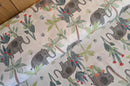 Baumwolle digital bedruckt Elefanten *Ab 50cm-1