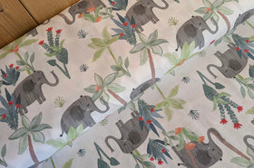 Baumwolle digital bedruckt Elefanten *Ab 50cm