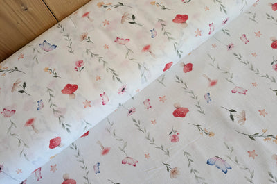 Baumwolle digital bedruckt Sommerwald *Ab 50cm