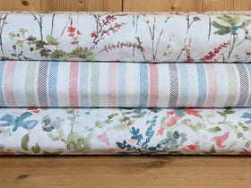 Baumwolle digital bedruckt Strauchblumen *Ab 50cm - 0