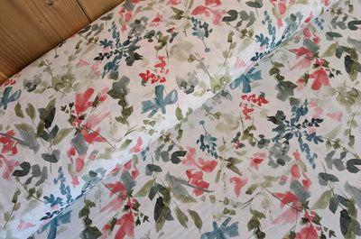 Baumwolle digital bedruckt Blumen Abstrakt *Ab 50cm