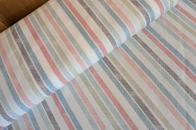 Baumwolle digital bedruckt Pixel Streifen orange *Ab 50cm