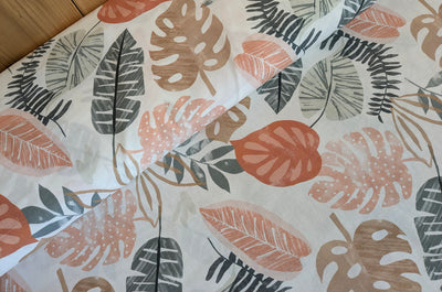 Baumwolle digital bedruckt Dschungel Blätter *Ab 50cm