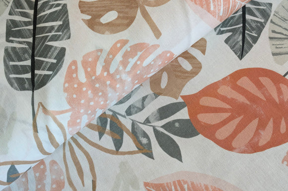 Baumwolle digital bedruckt Dschungel Blätter *Ab 50cm