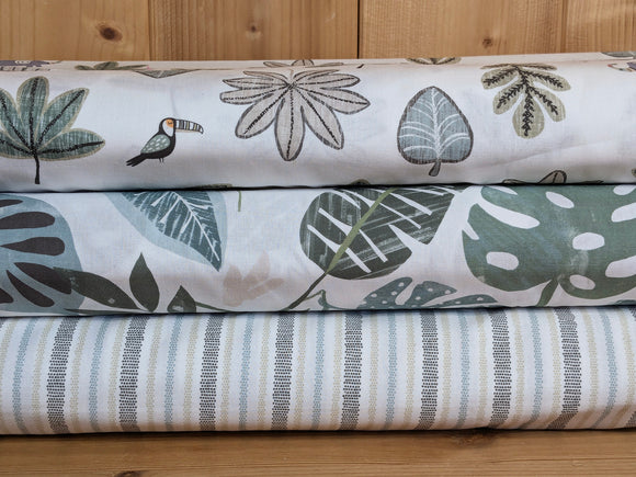 Baumwolle digital bedruckt Pixel Streifen grün *Ab 50cm