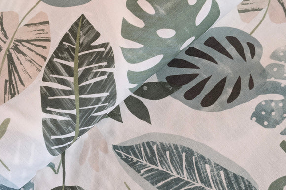 Baumwolle digital bedruckt Dschungel Blätter *Ab 50cm