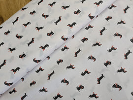 Baumwolle digital bedruckt Hunde *Ab 50cm