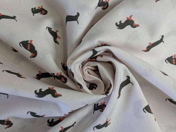 Baumwolle digital bedruckt Hunde *Ab 50cm