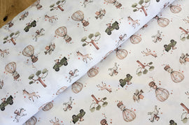 Baumwolle digital bedruckt Tiersafari *Ab 50cm