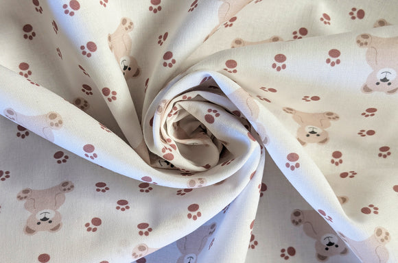 Baumwolle digital bedruckt Bärchen *Ab 50cm