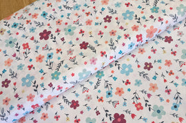 Baumwolle digital bedruckt Blümchen bunt *Ab 50cm