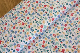 Baumwolle digital bedruckt Blümchen bunt *Ab 50cm