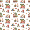 Baumwolle Digitaldruck Weihnachtstiere *Ab 50cm-4