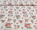 Baumwolle Digitaldruck Weihnachtstiere *Ab 50cm-1