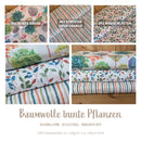 Baumwolle digital bedruckt bunte Bäume *Ab 50cm-5