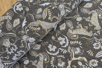 Buy 052-beige Jacquard Panther *Ab 50 cm