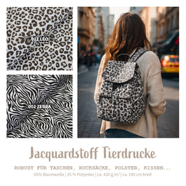 Jacquard Tiermuster *Ab 50 cm