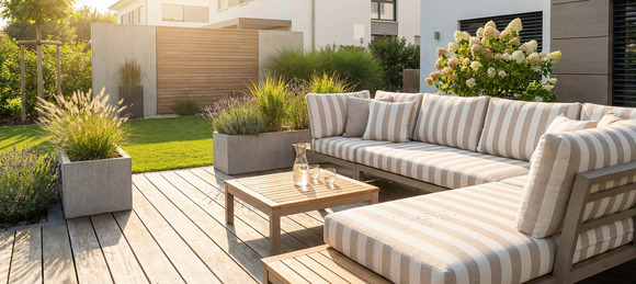 Wasserabweisender Acrylstoff Streifen *Ab 50 cm