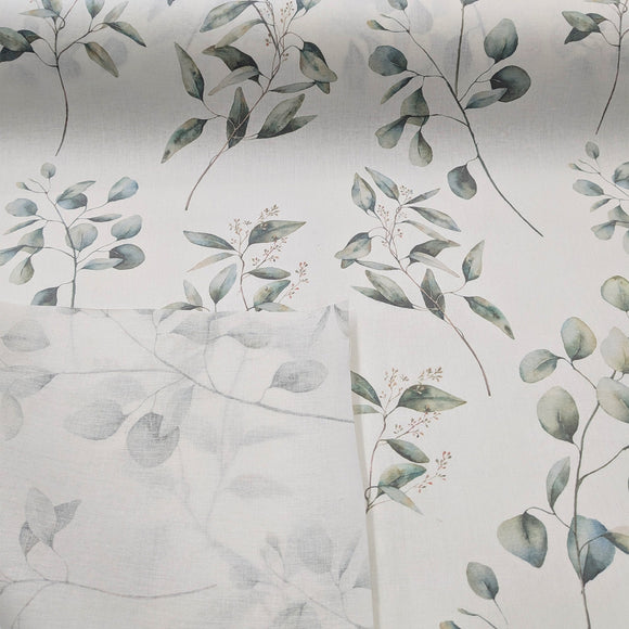 Tischdeckenstoff recycelt Eukalyptus *Ab 50cm