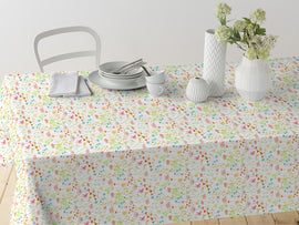 Tischdeckenstoff recycelt Blumen Aquarell *Ab 50c - 0