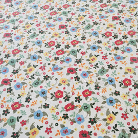 Tischdeckenstoff recycelt Streublümchen *Ab 50cm