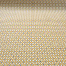 Tischdeckenstoff recycelt Retro gelb *Ab 50cm-4