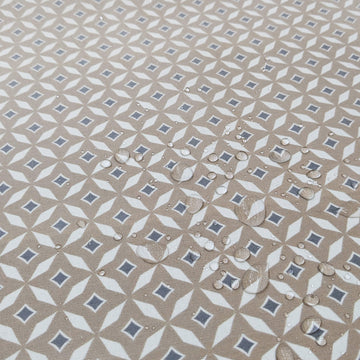 Tischdeckenstoff recycelt Retro beige *Ab 50cm