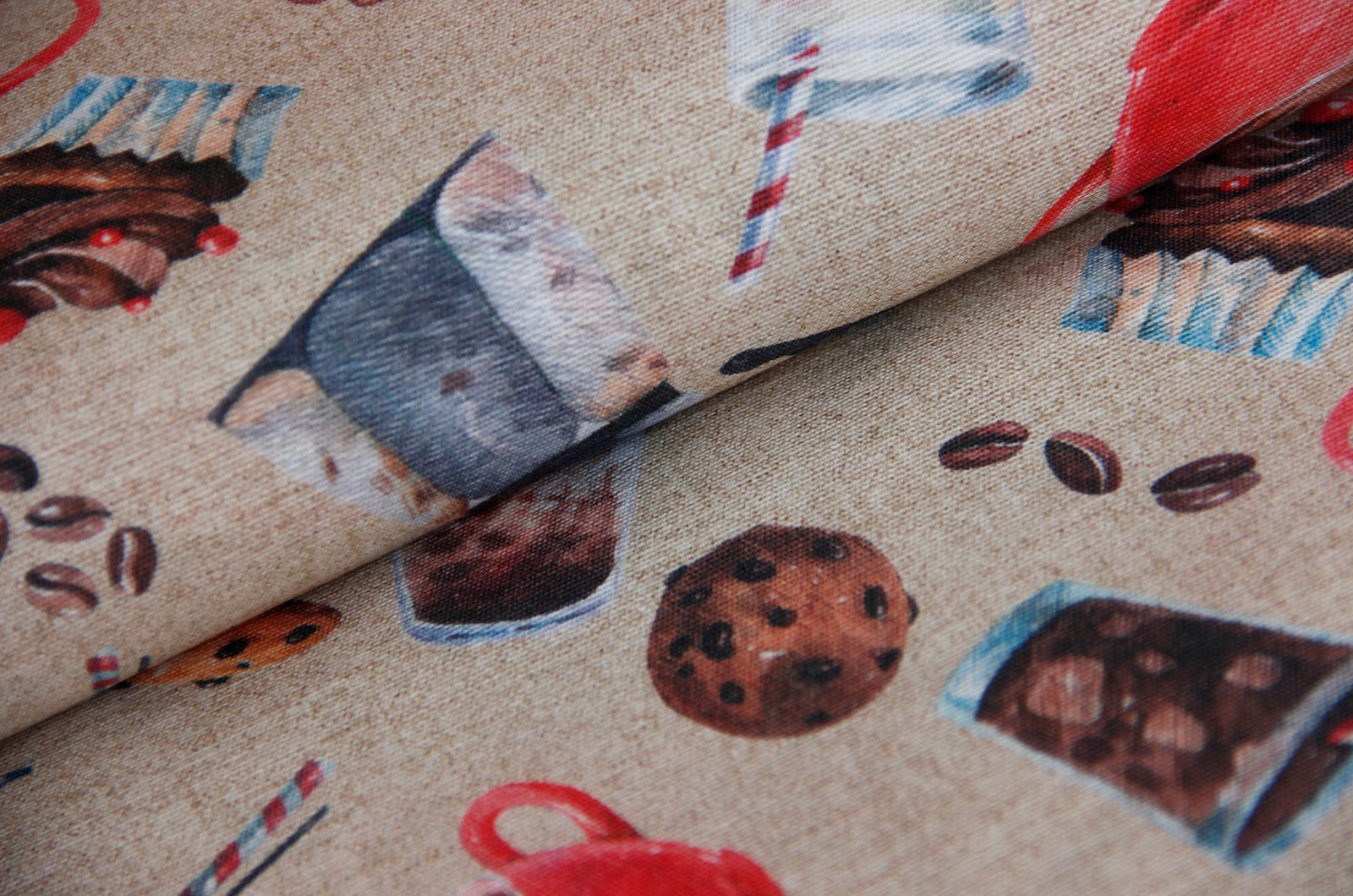 Decorative fabric coffee/cake * From 50 cm - 0