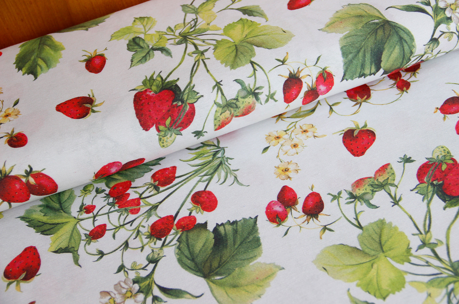 Decorative fabric strawberries * From 50 cm-1