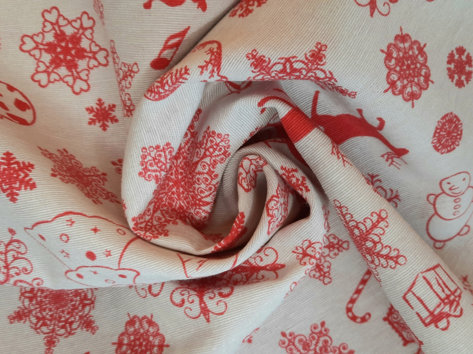 Christmas decorative fabric * From 50 cm  - 0
