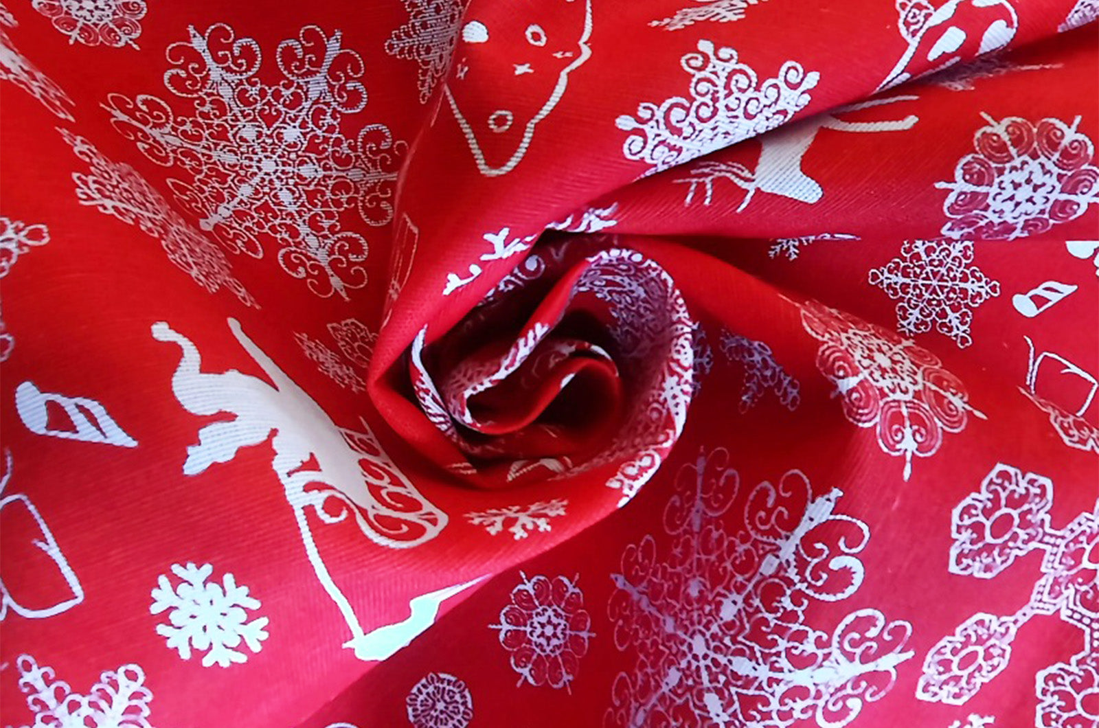 Tissu de décoration Noël * A partir de 50 cm  - 0