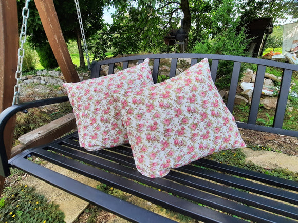 Tissu déco roses rose * A partir de 50 cm