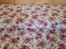 Tissu déco roses violet *À partir de 50cm-1