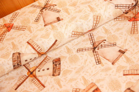 Moulins à vent en tissu déco* A partir de 50 cm