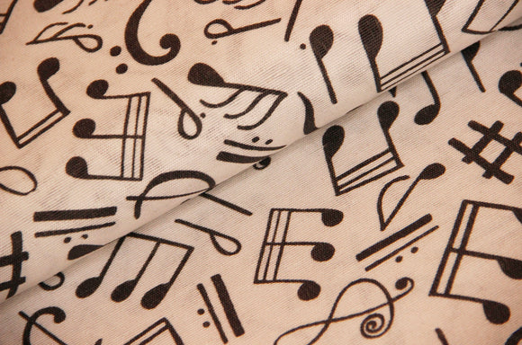 Notes tissu déco *À partir de 50 cm