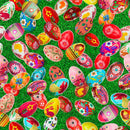 Dekostoff Ostereier bunt *Ab 50cm-5