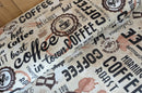 Dekostoff Coffee Schrift * Ab 50cm-1