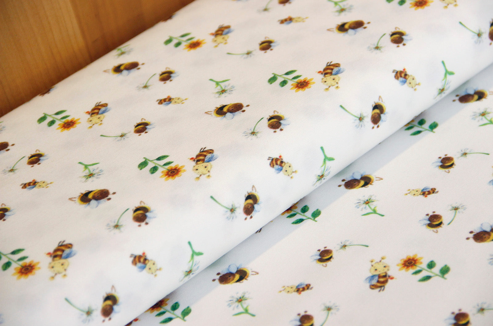 Cotton digital print bees * From 50 cm-3