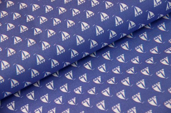 Voiliers en impression numérique en coton * A partir de 50 cm