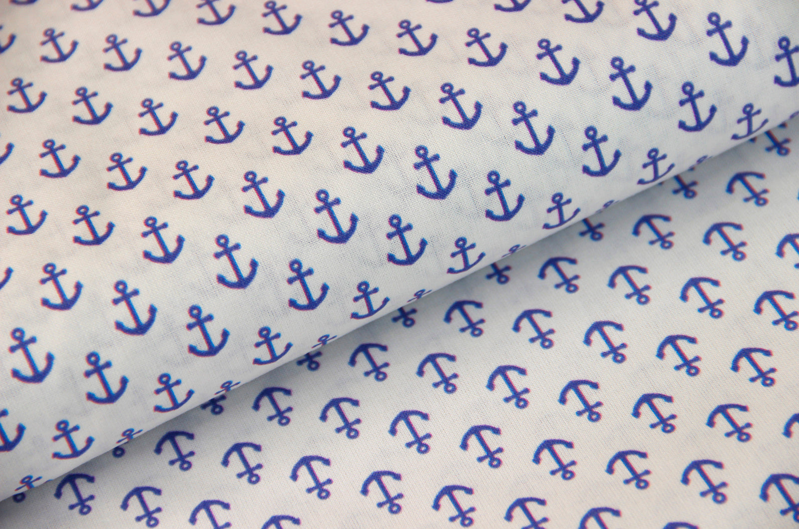 Cotton digital print anchor * From 50 cm