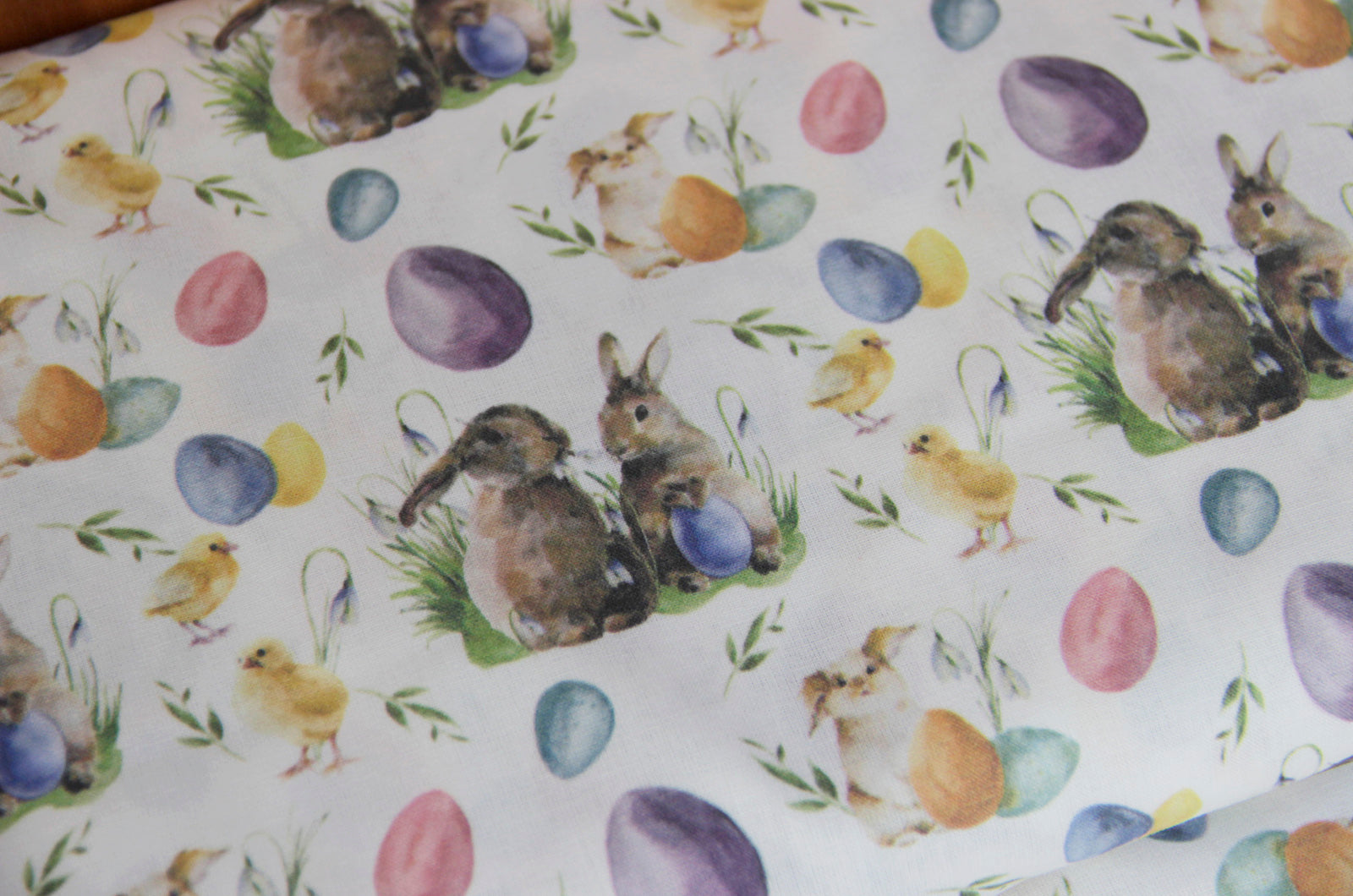 Cotton digital print Easter bunny * From 50 cm - 0